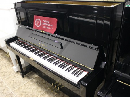 Piano Vertical KAWAI K35. Nº Serie 100.000-270.000. Negro. 131cm. Similar K500.  TRANSP. GRATUITO.
