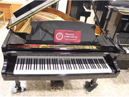 Piano cola KawaI KG3. 186cm. Nº serie 500.000-1.000.000. Negro. TRANSPORTE GRATUITO.