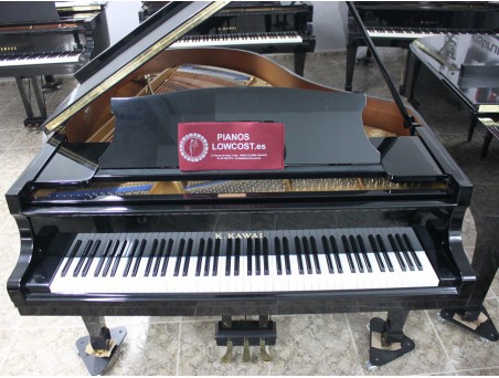 Piano cola KawaI KG2. 173cm. Nº serie 1.661.000. Negro. TRANSPORTE GRATUITO.