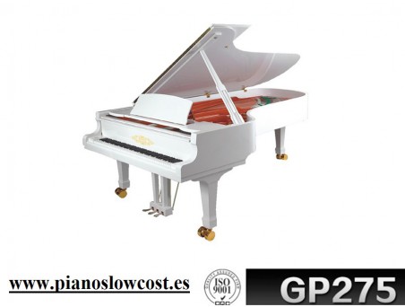 Piano Gran cola Auditorium 275 cm blanco nuevo a estrenar.  TRANSPORTE GRATUITO.