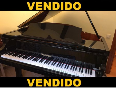 Piano cola Wend & Lung Professional mod 178. Negro. TRANSPORTE GRATUITO.