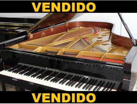 Piano cola Kawai RX6. 212cm. Nº serie 2.523.000. Negro. TRANSPORTE GRATUITO.