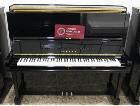 Piano Vertical Yamaha U1, U1H. Nº Serie 1.400.000-2.000.000. Negro. 121cm. TRANSPORTE GRATUITO.