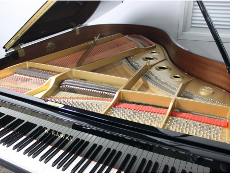 Piano cola Kawai RX2. 178cm. Nº serie 2.250.000. Negro. TRANSPORTE GRATUITO.