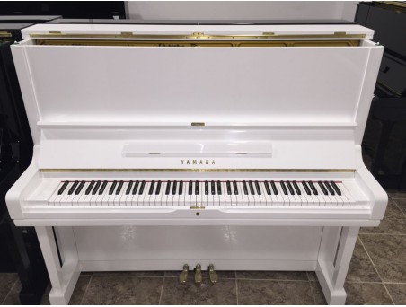 Piano Vertical Yamaha U3, U3C. Nº Serie 100.000-200.000. Blanco. 131cm. TRANSPORTE GRATUITO.