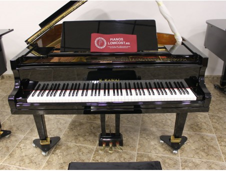 Piano cola Kawai no500. 170cm. Nº serie 100.000-500.000. Negro. TRANSPORTE GRATUITO.