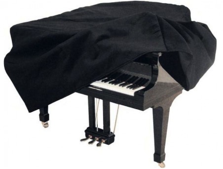 Funda piano de cola Yamaha G2, C2, C2X, Kawai KG2, RX2, GX2 en color negro